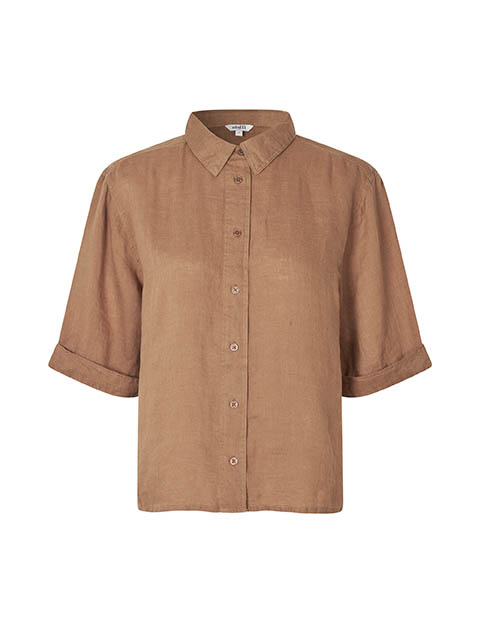 linnen blouse duanny-m toasted cocnut